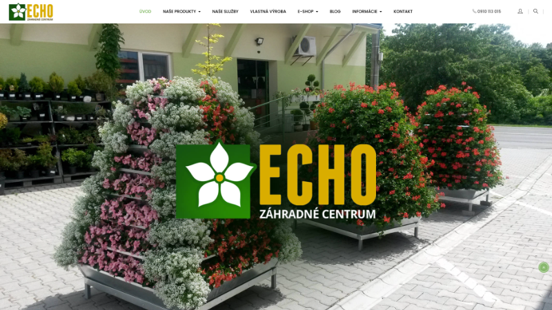 Záhradné centrum ECHO — eshop